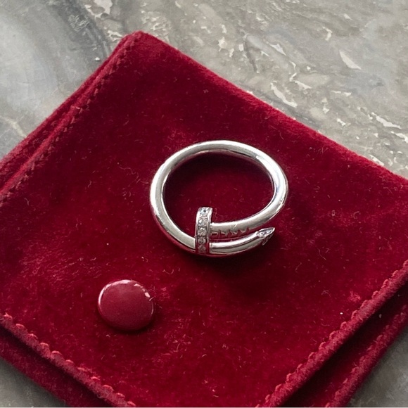 Cartier Juste Un Clou white gold / diamond ring - Picture 3 of 9